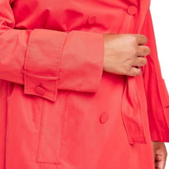 Strong Shoulder Trench Coat - Sergio Hudson x Target Red - Picture 2 of 5